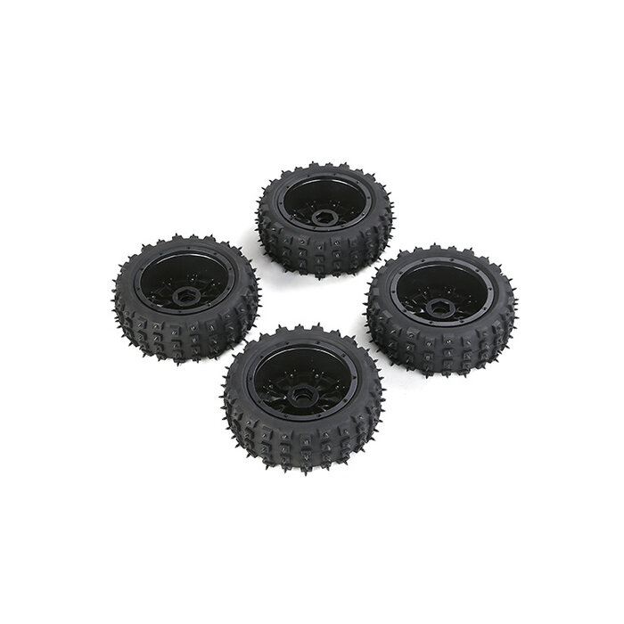 RovanLosi Losi 5ive-T / Rovan LT Metal wheel  Wasteland tire nail tire assembly 4th gen.