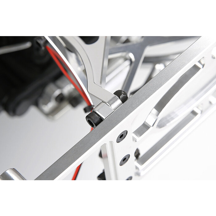 Losi 5iver-T oder Rovan LT CNC Metall-Heckstoßstange mit LED-Beleuchtung