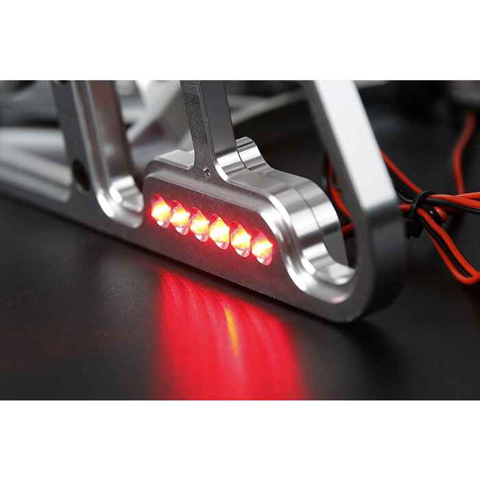 Losi 5iver-T or Rovan LT CNC Metal rear bumper with LED lighting