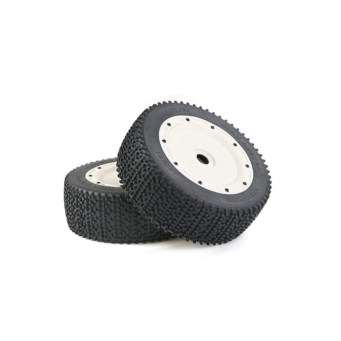 F5/RF5 or D5 nail tyres set  / set of 2pieces  / size 190x65 with black or white rims