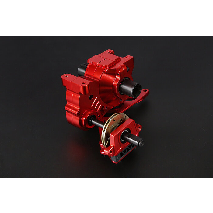 BAHA 5B CNC metalen achteras Wave Box-bouwset (zilver)