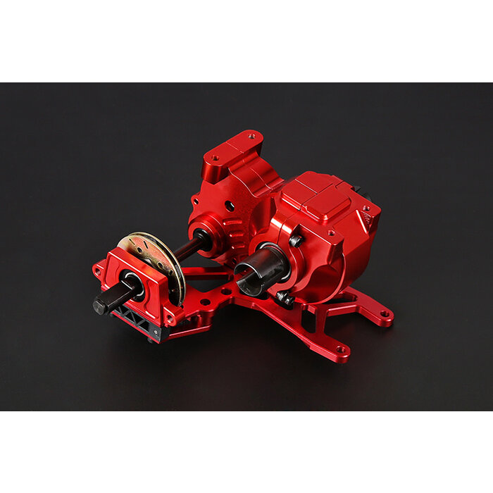 BAHA 5B CNC Metal Rear Axle Wave Box Assembly Kit (silver)