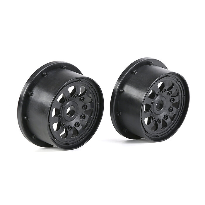 RovanSports 10-Speichen-Hartplastikfelgen (4. Generation) universal für Losi, V5, Baja 2 Stück