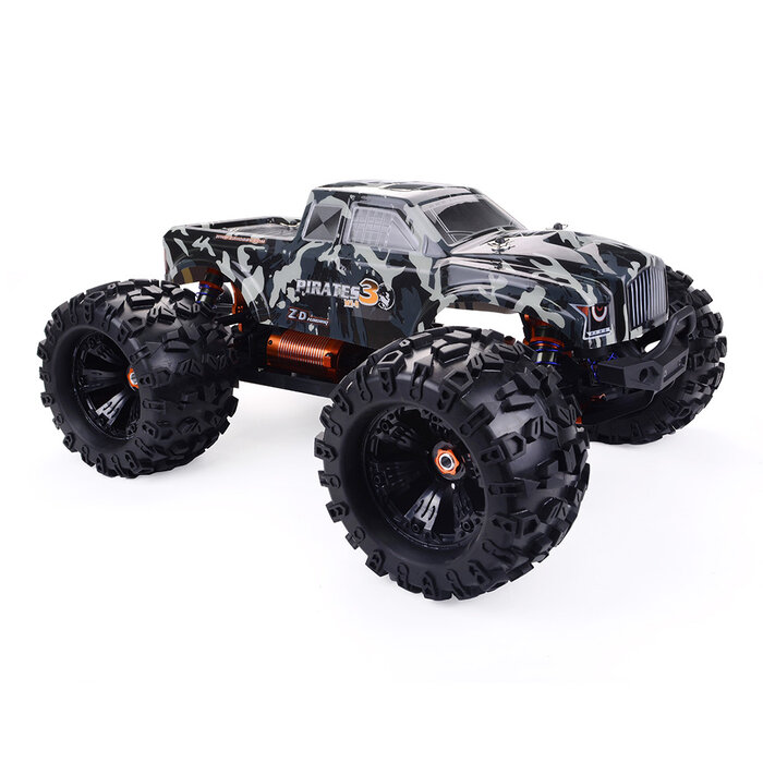 ZD Racing  MT8 Pirates3  Brushless Monster Truck car Camouflage color RTR