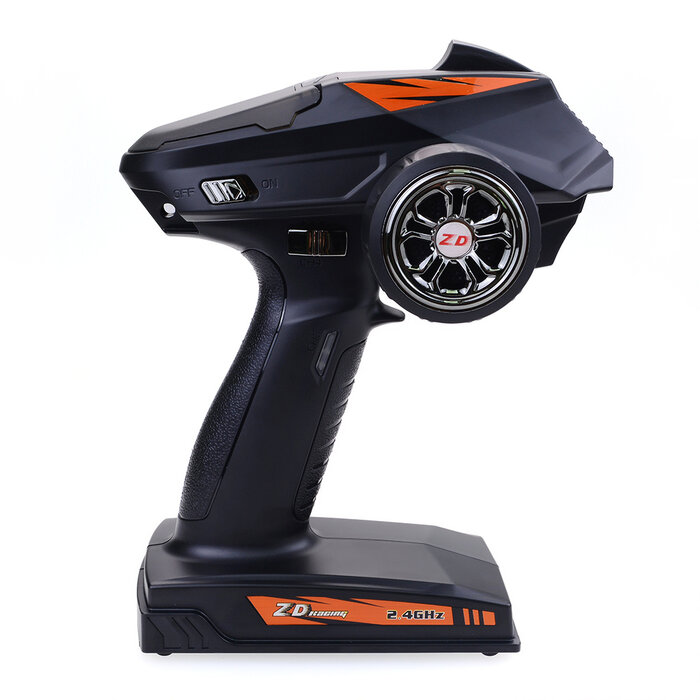 ZD Racing ZD 1:8 - 2,4 GHz 4-kanaals radio met ontvanger