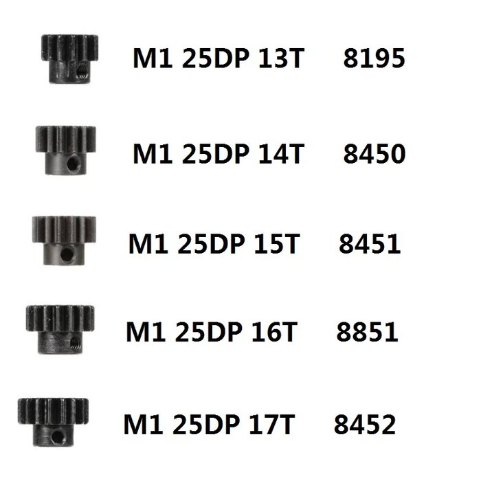 ZD Racing ZD 1:8 - 8450 14T Motor tandwielen 14T - 1 stuks