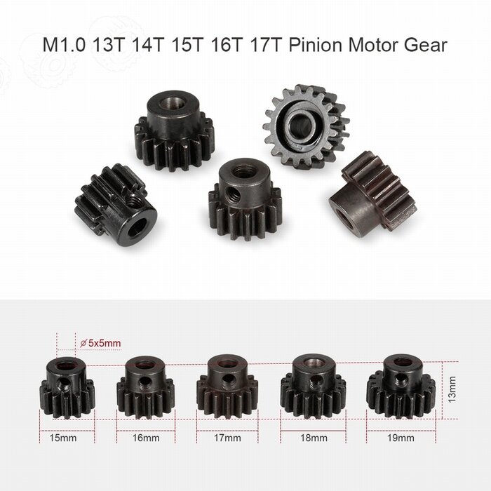 ZD Racing ZD 1:8 - 8450 14T Motor gears 14T - 1 pc.