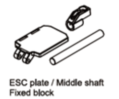 ZD Racing MT16 Basis onderdelen strut montage