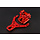 BAHA Front Core Bracket Assembly (rood of zwart)