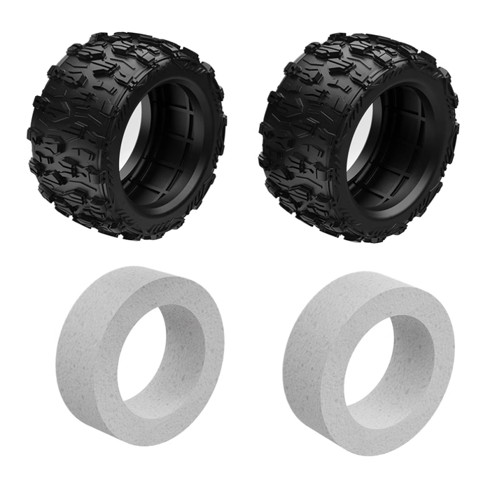 ZD Racing MT16 Tires and innerfoam (2pc)