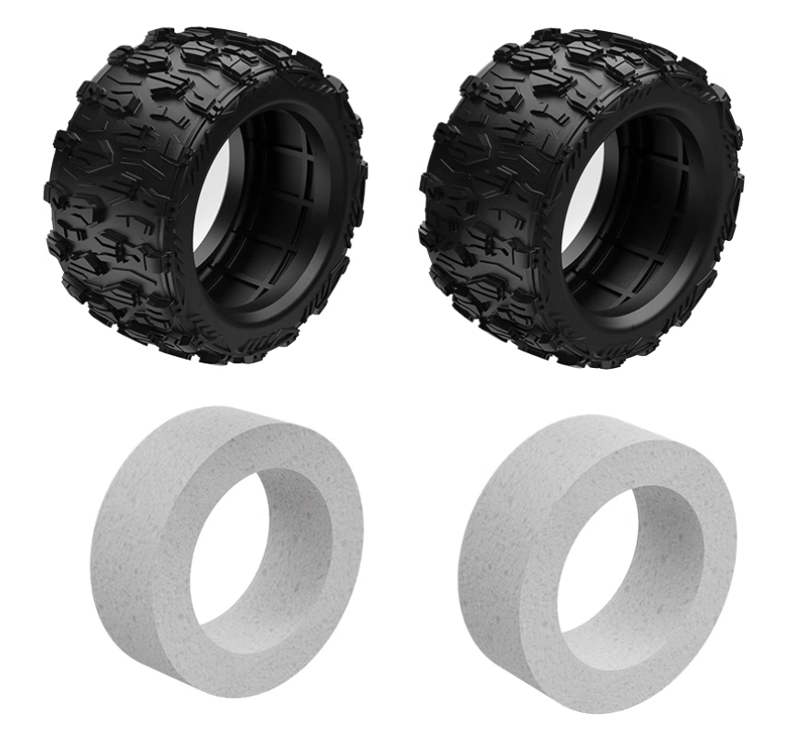 ZD Racing MT16 Banden en innerfoam (2pc)