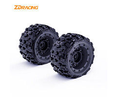 ZD Racing MT16 Pre-glued tire set with inner foam (knobby tires)