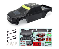 ZD Racing MT16 PVC of PC Zwarte of oranje carrosserie + magic sticker