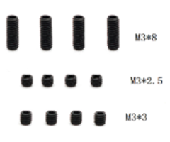 ZD Racing MT16 Hexagon socket headless screws 4 pieces each