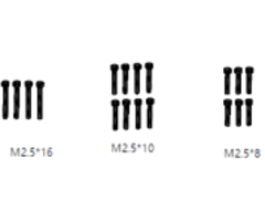 ZD Racing MT16 Linsenkopfschraube M2.5
