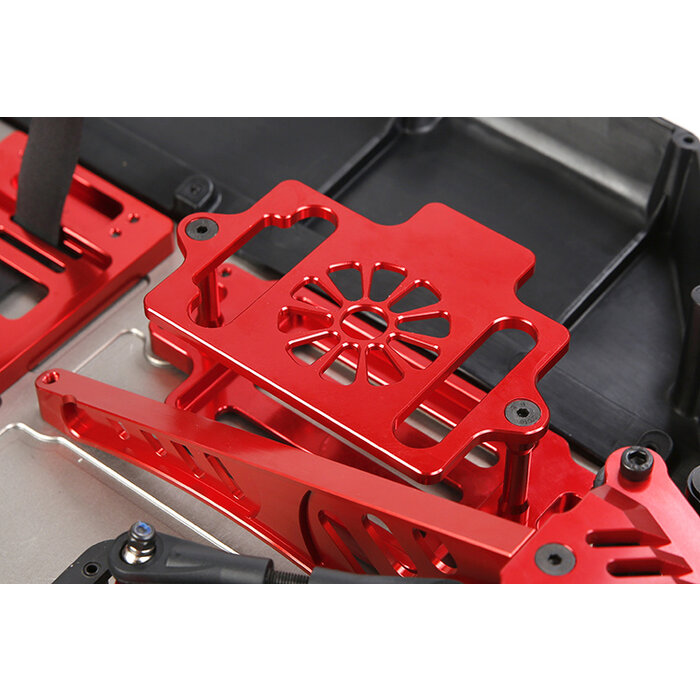 RovanLosi BLT CNC Alu ombouwset van benzine naar elektrisch (basisset zonder voeding - accu, esc, motor, ventilator)