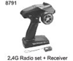 ZD Racing 2.4G Zender met ontvanger