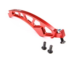 GTBRacing Losi DBXL vorderer Metallstrebenrahmen in den Farben Silber und Rot