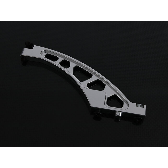 GTBRacing Losi DBXL vorderer Metallstrebenrahmen in den Farben Silber und Rot