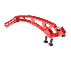 GTBRacing Losi DBXL metalen beugelframe achter in de kleur zilver en rood