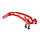 Losi DBXL metal bracket frame at the back in the color silver and red