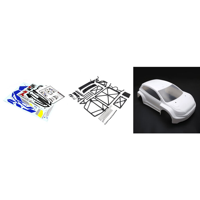 RovanLosi Rovan RF5 conversie kit ,met body verkrijgbaar in transparant en diverse kleuren inclusief stickerpakket