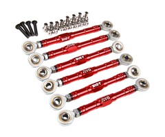 GTBRacing Losi 5ive-T Aluminium Alloy Front + Rear Pull Tie Rod Turnbuckles