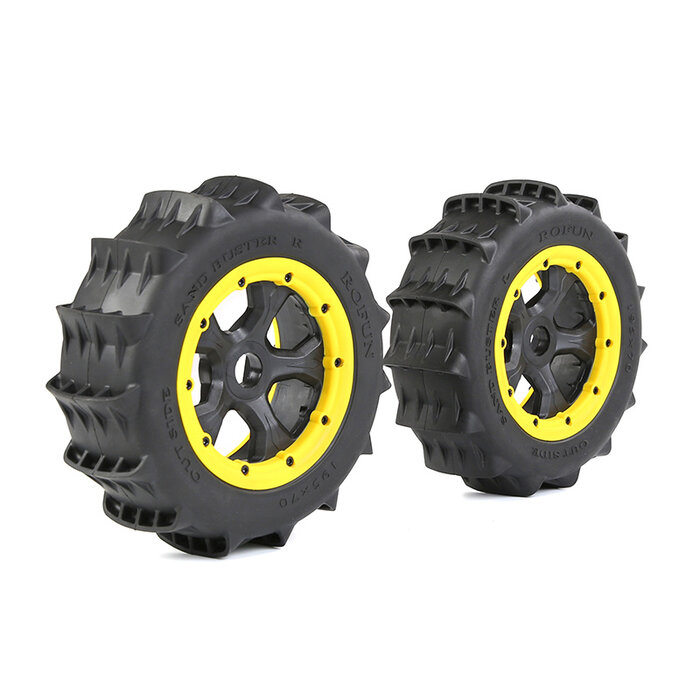 RovanLosi Rovan LT / Losi 5ive-T new desert tire assembly (195*70) with several colors beadlock