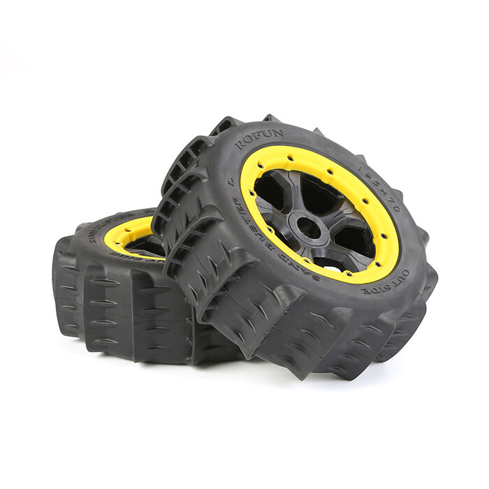 RovanLosi Rovan LT / Losi 5ive-T new desert tire assembly (195*70) with several colors beadlock