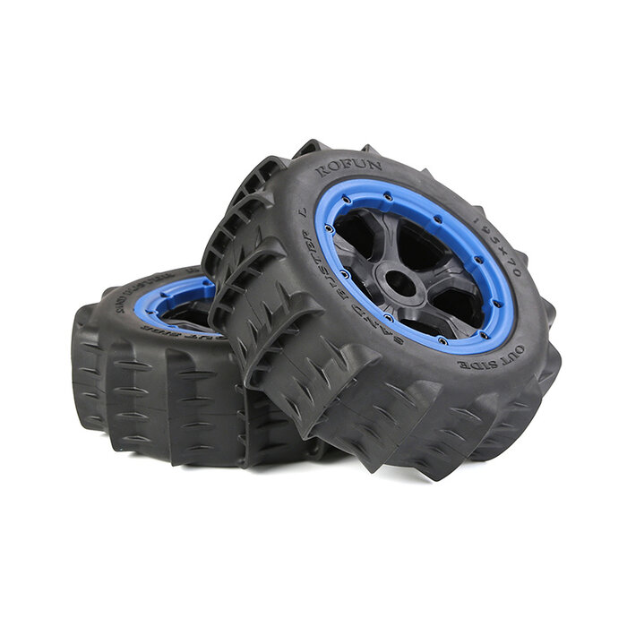 RovanLosi Rovan LT / Losi 5ive-T new desert tire assembly (195*70) with several colors beadlock