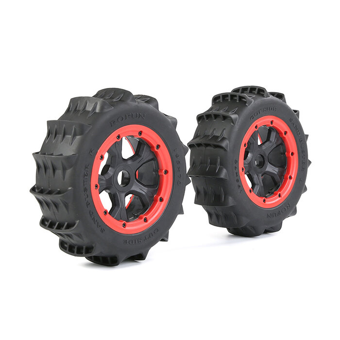 RovanLosi Rovan LT / Losi 5ive-T new desert tire assembly (195*70) with several colors beadlock