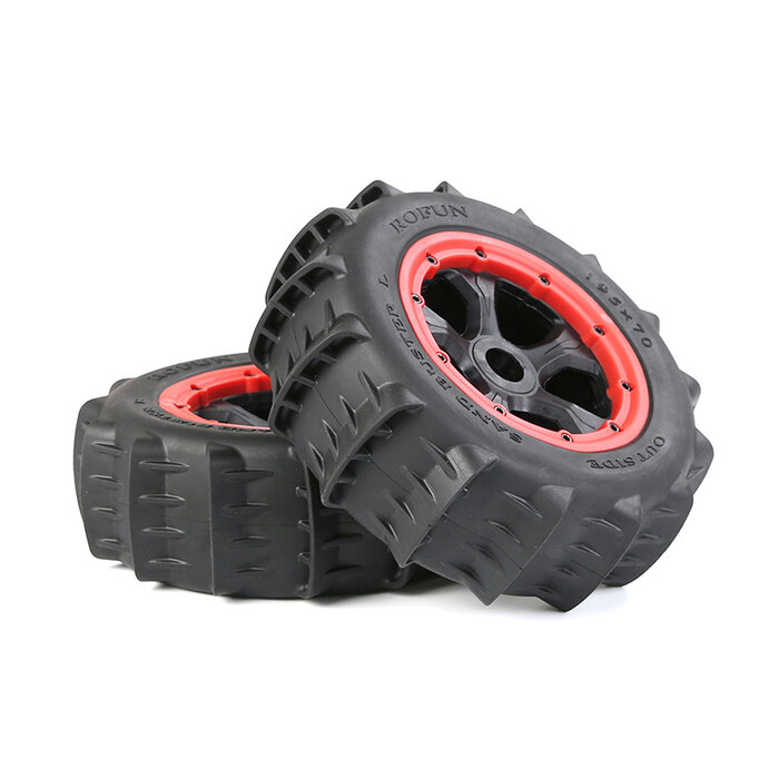 RovanLosi Rovan LT / Losi 5ive-T new desert tire assembly (195*70) with several colors beadlock