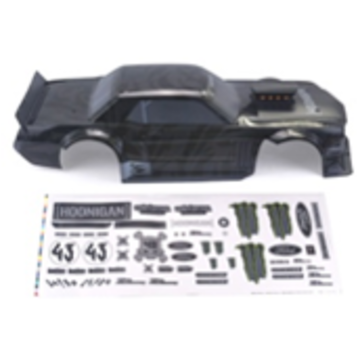 ZD Racing EX-07 PVC Body shell set black/colorful