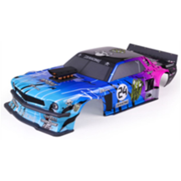 ZD Racing EX-07 PVC Body shell set black/colorful