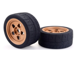 ZD Racing EX-07 Wheel & Tire Set