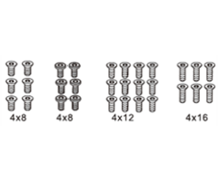 ZD Racing Platkopschroeven M4 set