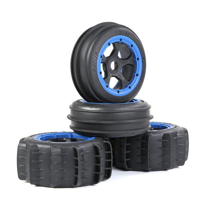 RovanSports Baja 5B tweede gen woestijn Desert complete set wielen (diverse kleuren beadlocks) 185x80 +185x60