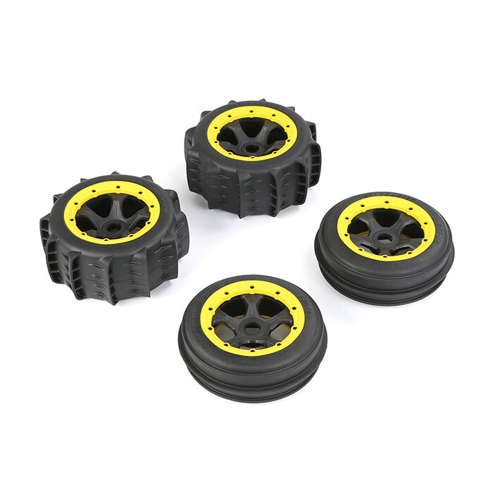 RovanSports Baja 5B second gen. desert full set wheel assembly (with several colors beadlock) 185x80 +185x60