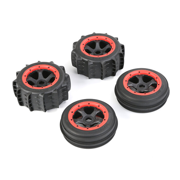 RovanSports Baja 5B tweede gen woestijn Desert complete set wielen (diverse kleuren beadlocks) 185x80 +185x60