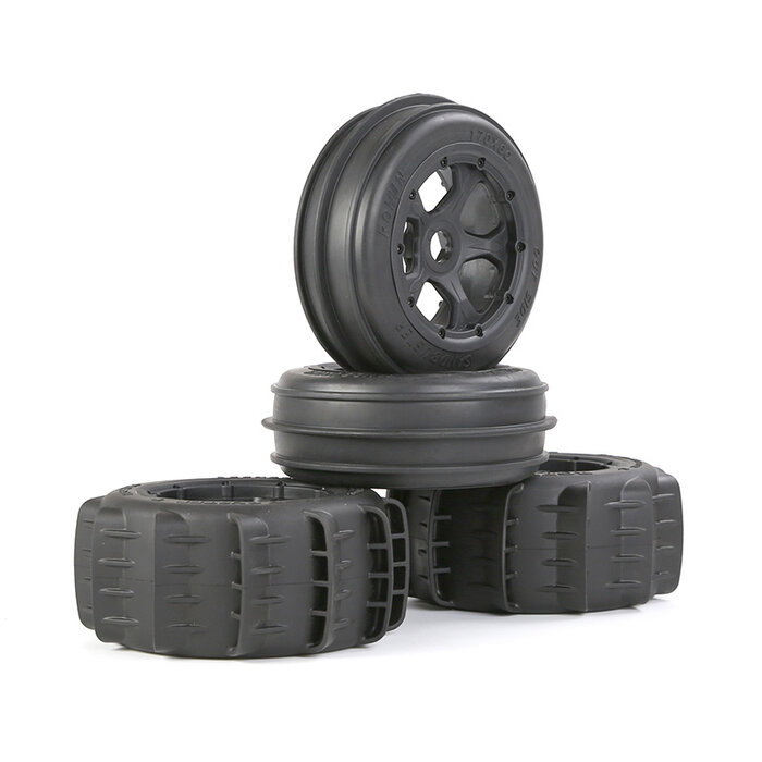 RovanSports Baja 5B second gen. desert full set wheel assembly (with several colors beadlock) 185x80 +185x60