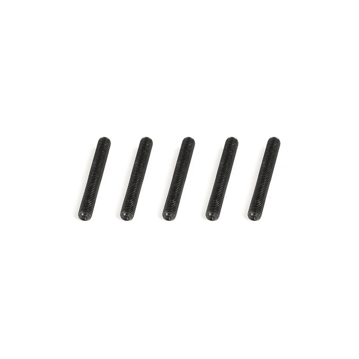 RovanSports Inbus Stelschroef M5×40 – Zwart Staal – Set van 5
