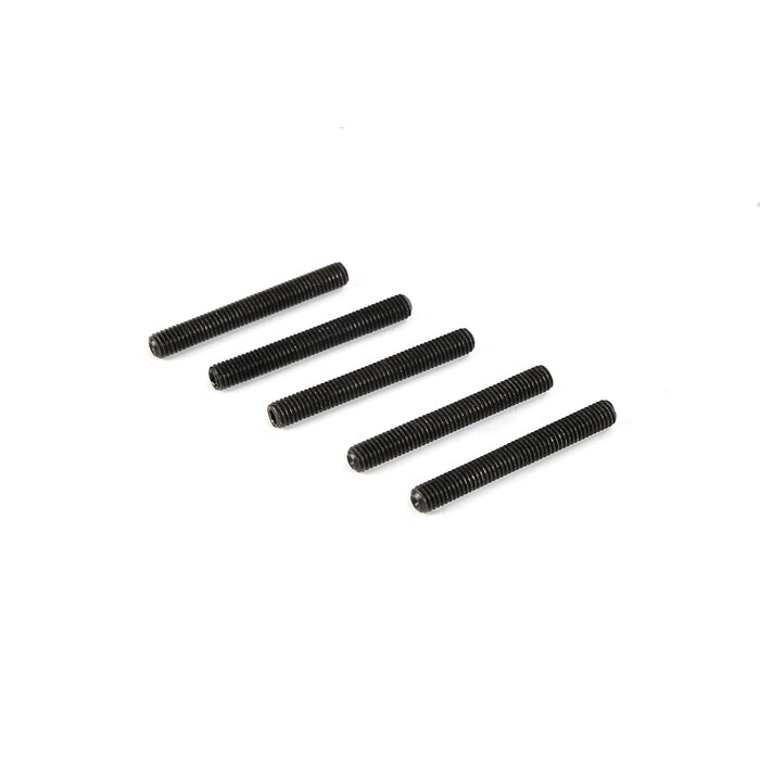 RovanSports Inbus Stelschroef M5×40 – Zwart Staal – Set van 5