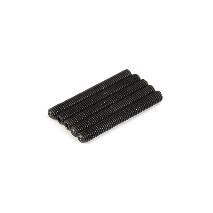 RovanSports Inbus Stelschroef M5×40 – Zwart Staal – Set van 5
