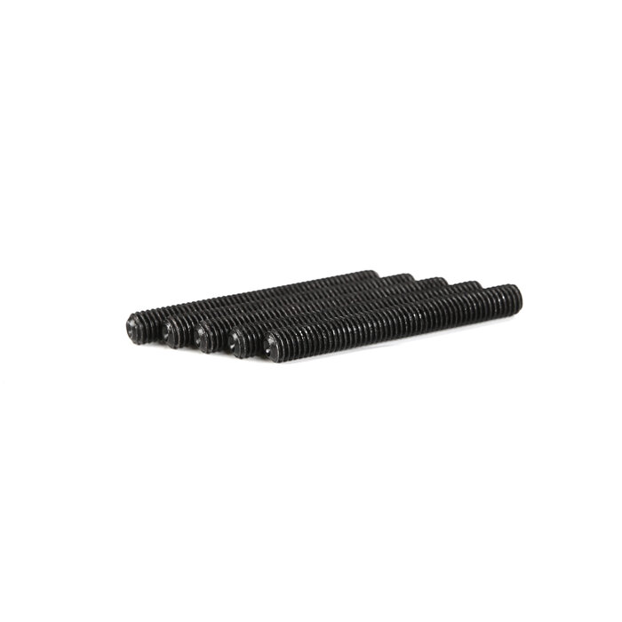 RovanSports Inbus Stelschroef M5×40 – Zwart Staal – Set van 5