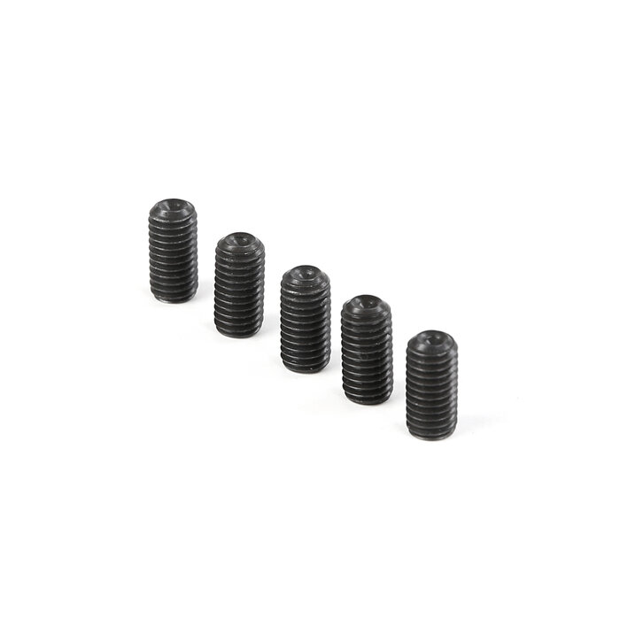 RovanSports M8×16 Innensechskant-Madenschraube – Schwarzer Stahl – 5 Stück