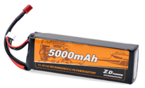 ZD Racing 11,1V 5000MAH 35C Li-Po-batterij met T-plug