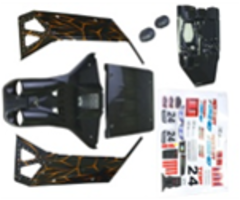 ZD Racing DBX-07 Karosserie (schwarz)