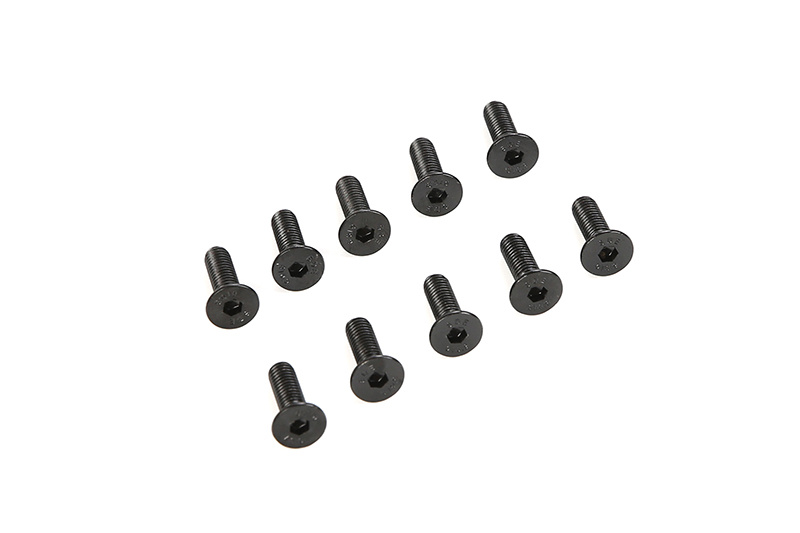 RovanSports Senkkopfschraube mit Innensechskant (M6 x 20) 10 Stück