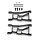 CNC Aluminum Front Suspension Arms for 1/10 DBX-10 - In several colors