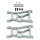 CNC Aluminum Front Arm for 1/10 ZD Racing DBX-10 RC Car - In several colors